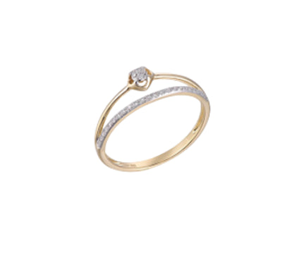 9K Yellow Gold Promise Ring