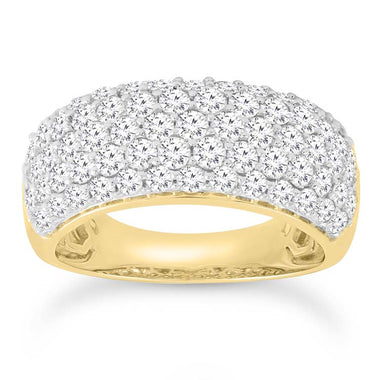 18K Ylw Gold 2.00Ct G Si! Diamond Ring