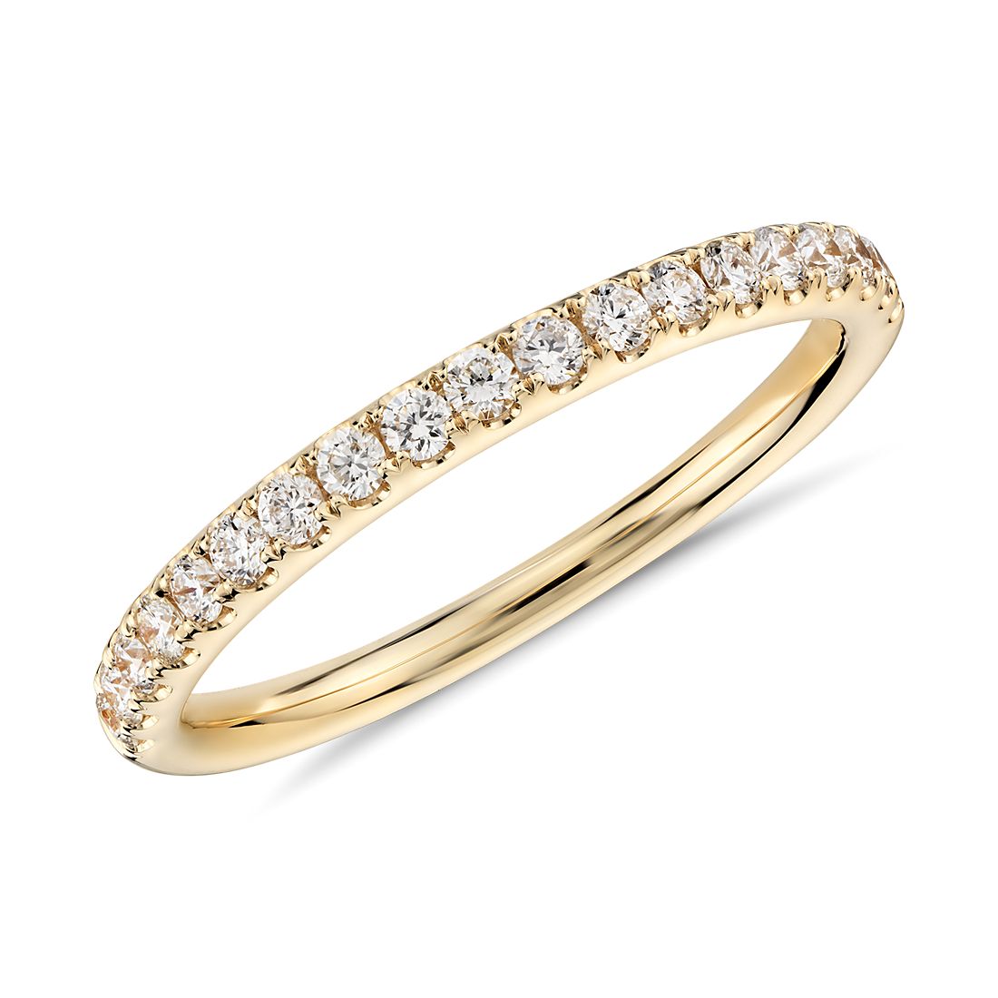 18K Classima collection Yellow Gold Diamond Wedding Band 0.22ct