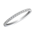 18K White Gold Diamond Band 0.14Ct