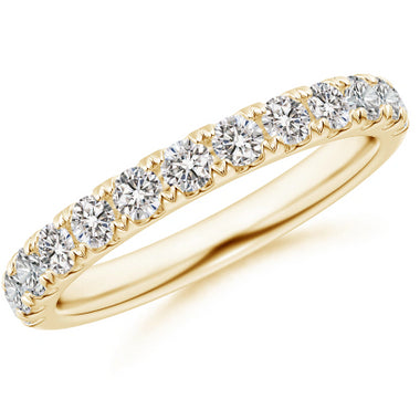 18K Yellow Gold Diamond Ring  0.38Ct