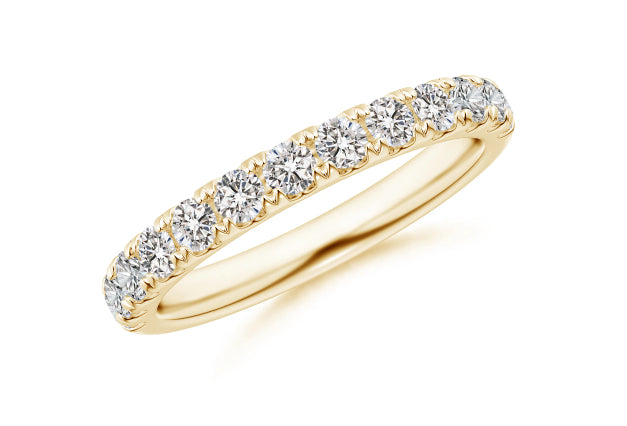 18K Yellow Gold Diamond Ring  0.38Ct