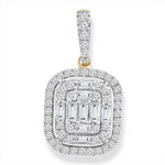 9K Ylw Gold 0.50Ct Hi I1 Diamond Pendant