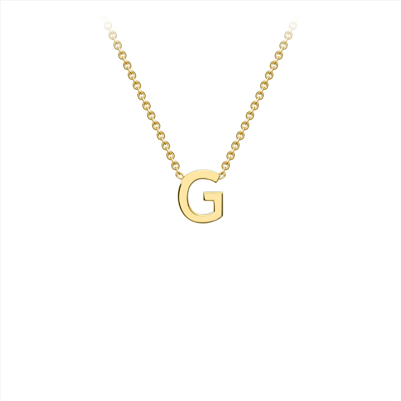 8k yellow gold Initial G