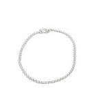 10k white gold Diamond tennis bracelet incorperating 1.00ct of diamonds