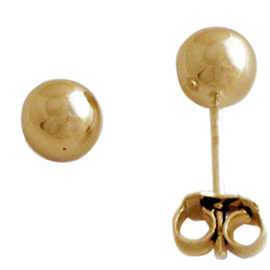 9K YG BALL STUD 6MM