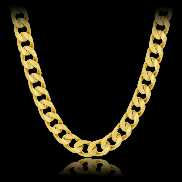 9ct yellow gold Chain curb 20mm 184G