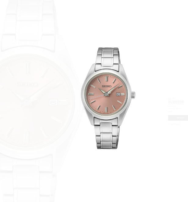 Ladies Conceptial Seiko Pink Dial Watch SUR529P