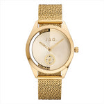 Jag Watch Harrow Gold Ion Plated, Gold Dial