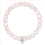 CX0222XS THOMAS SABO C/CLUB ROSE QUARTZ PEARL B/L 14.5CM