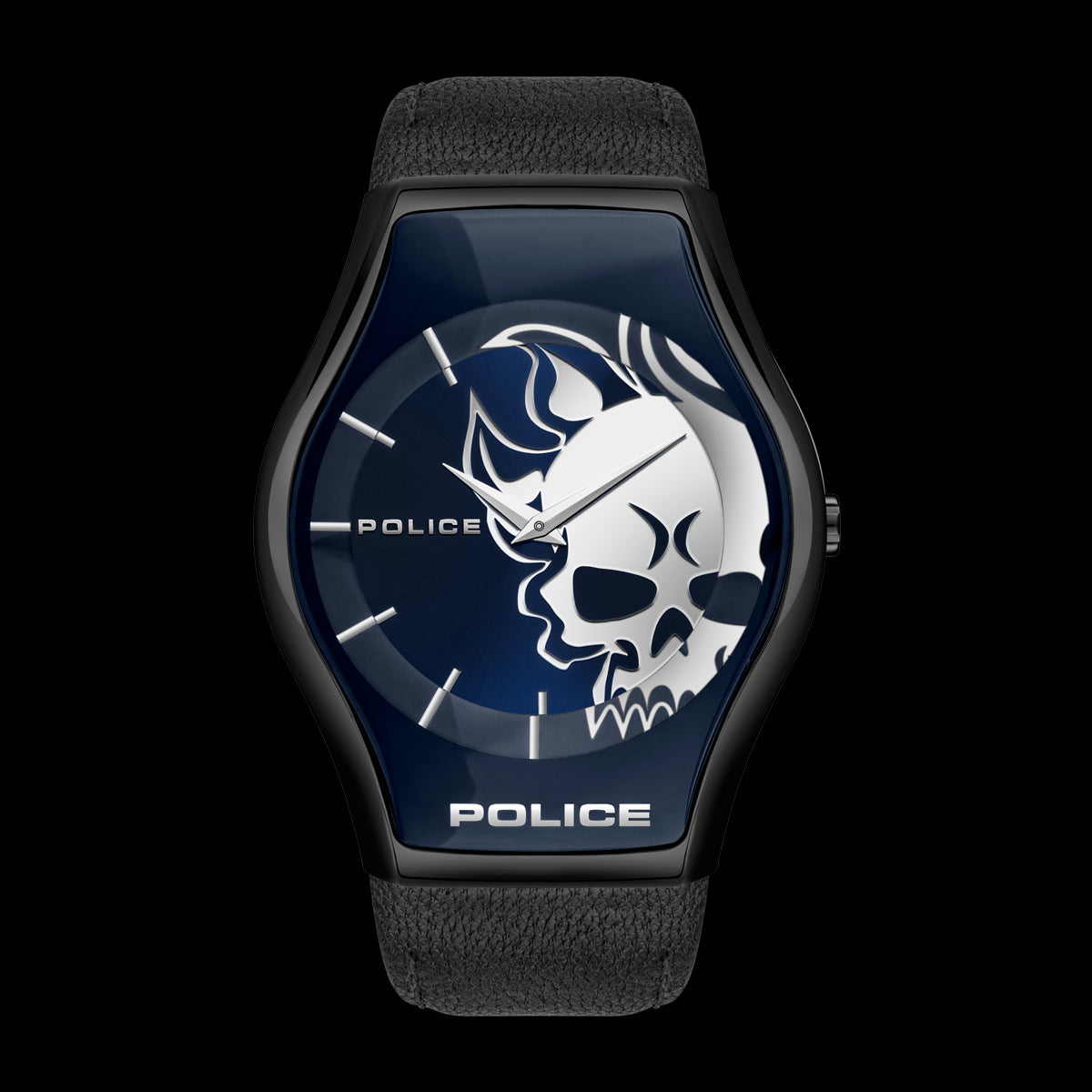 Police Sphere Flaming Skull Watch PEWJA2002302