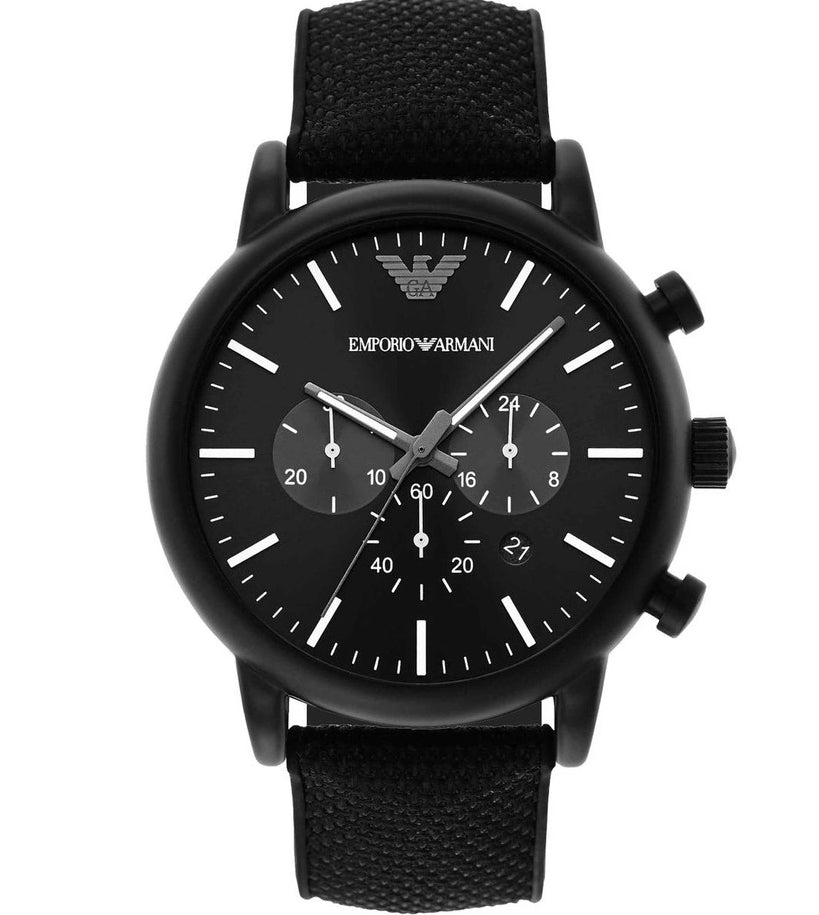 Men's Chronograph Leather Watch
