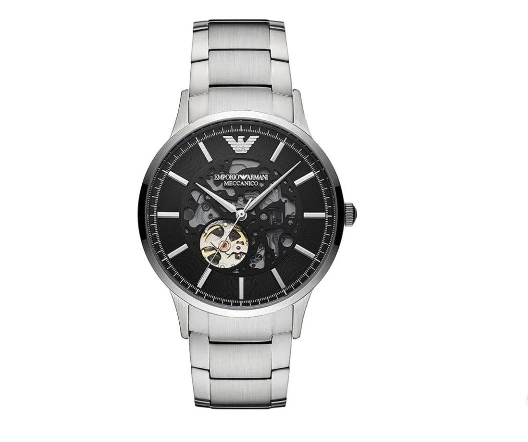 Armani Men's 43mm Stainless Steel Automatic Watch AR60055