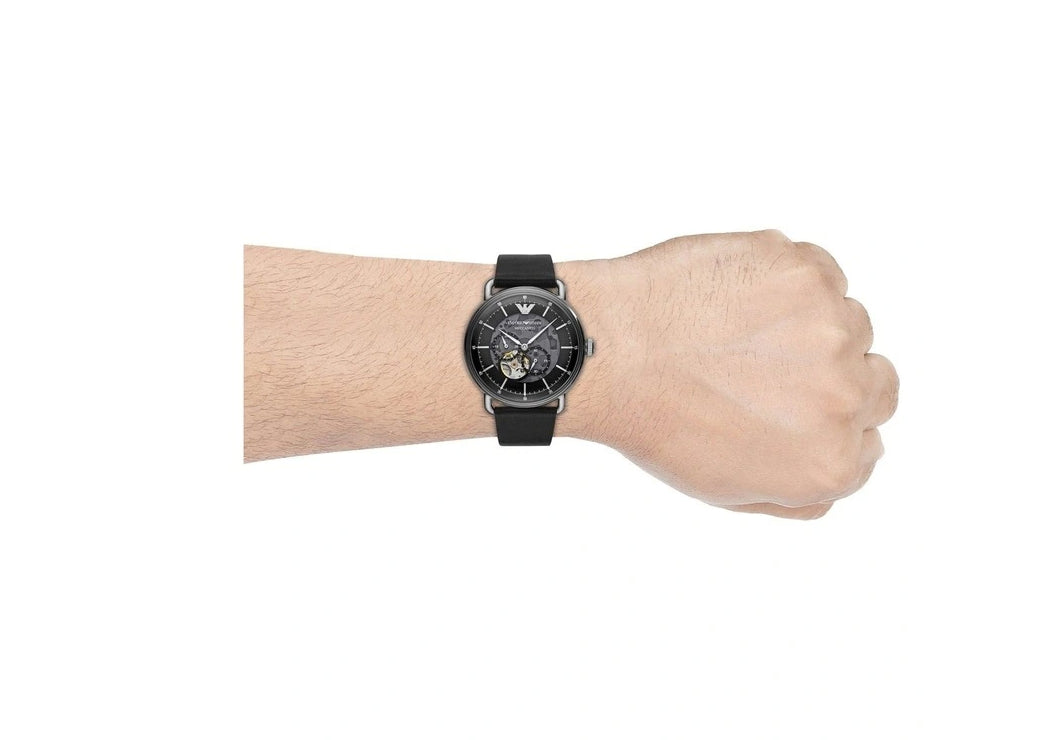 Emporio Armani Black Analogue Watch AR60026