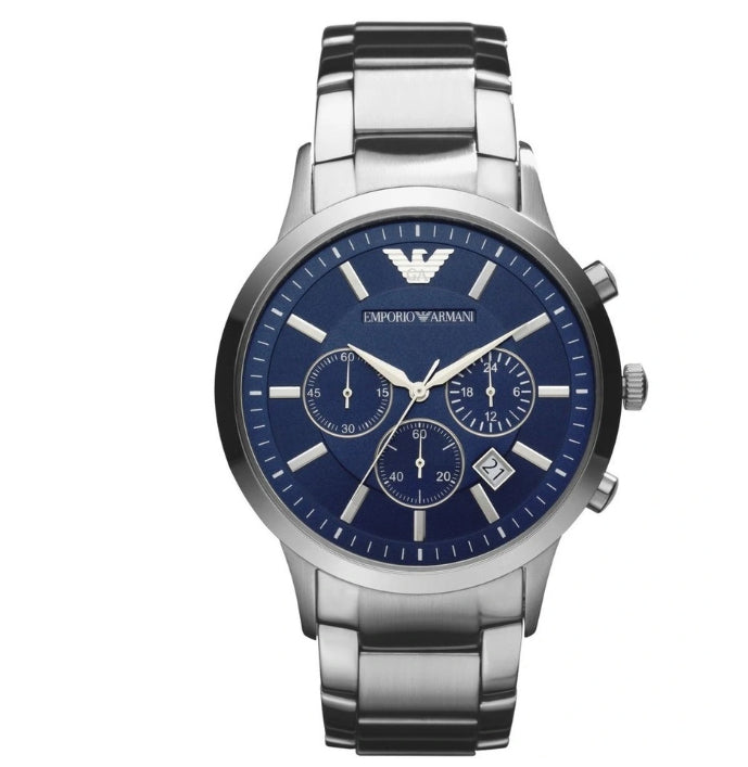Emporio Armani Blue Dial Chrono AR2448