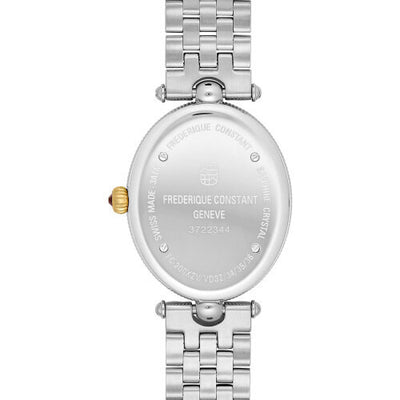 Frederique Constant Quartz Ladie's Art Deco Ova Two tone Watch - FC-200MPW2V23B