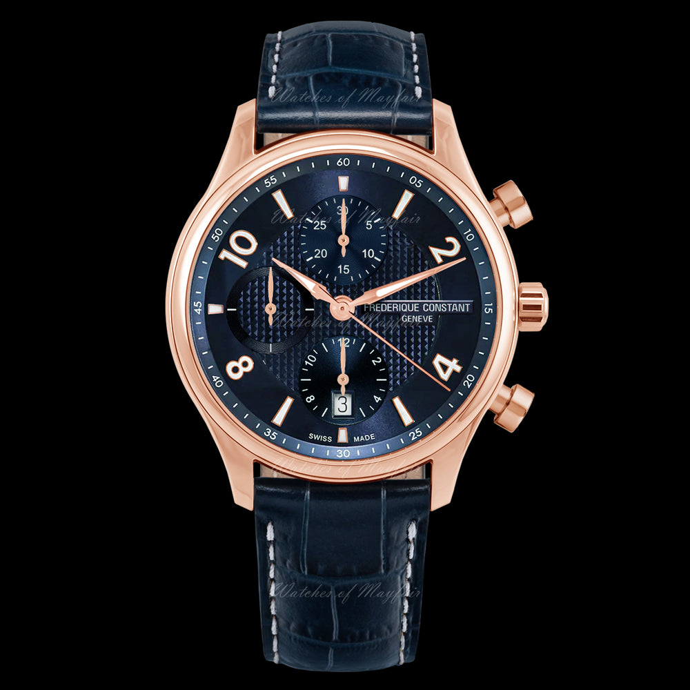Frederique Constant Runabout Chronograph Automatic Steel & Rose Gold 42 mm FC-392RMN5B4