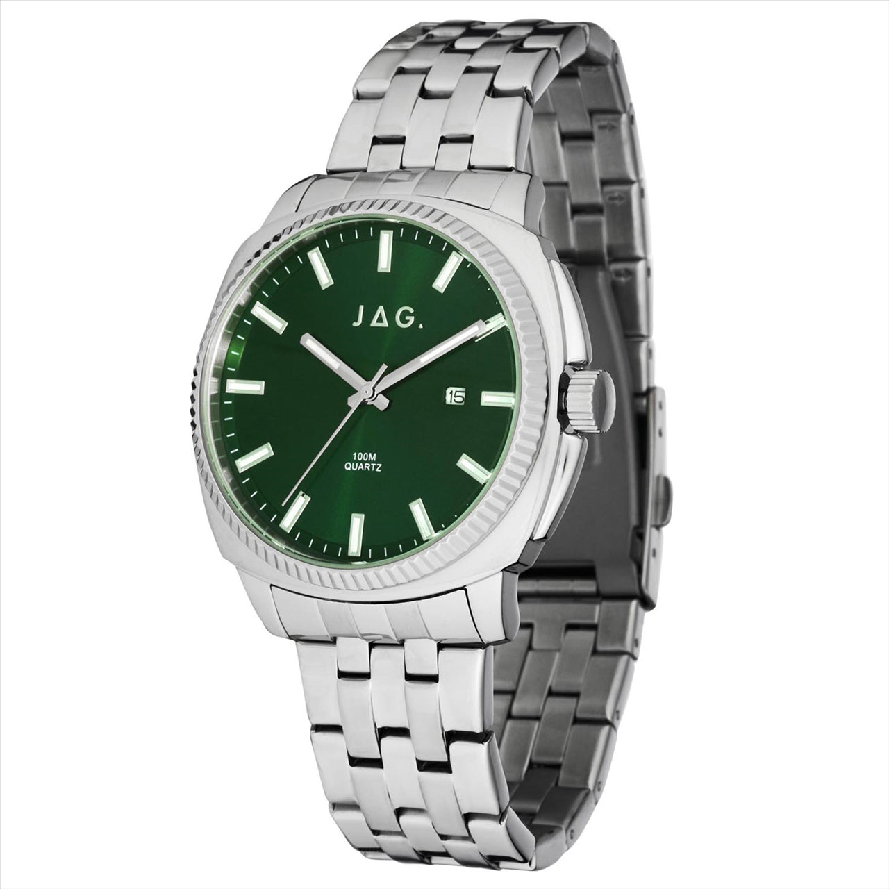 #2A LOGAN GREEN DI SS 42MM SS BLT