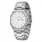 Jag Watch Archer Stainless Silver White Dial.