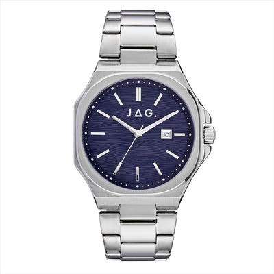 jag watch J2824A s/s with blue dial