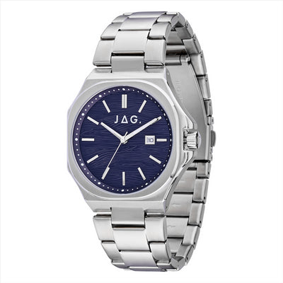 jag watch J2824A s/s with blue dial