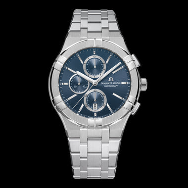 AIKON QUARTZ CHRONO 44MM, BLUE DIAL