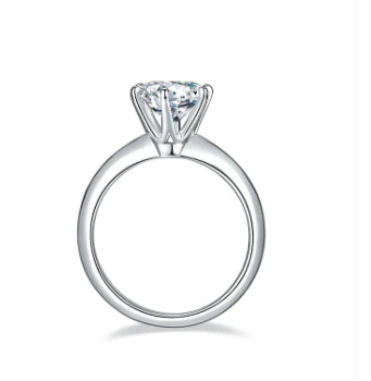 2Ct Moissanite Solitaire Ring