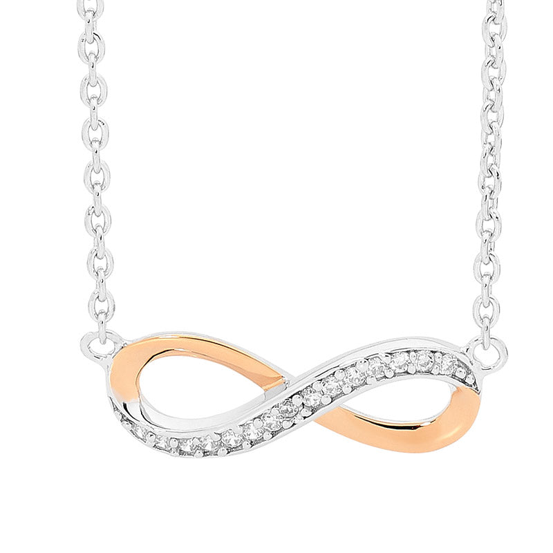 Brilliant Pendant with 18ct Rose Gold Plating