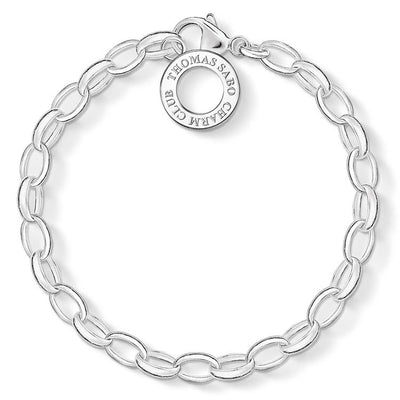 CX0032L THOMAS SABO C/CLUB SILVER BELCHER BRACELET 21.5CM