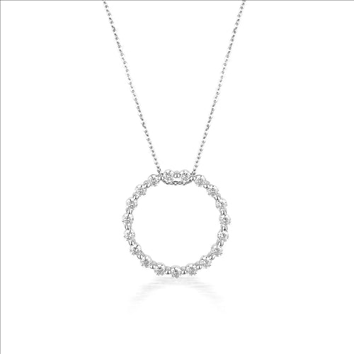 Georgini Love, Faith & Devotion Circle Of Life Pendant - Silver