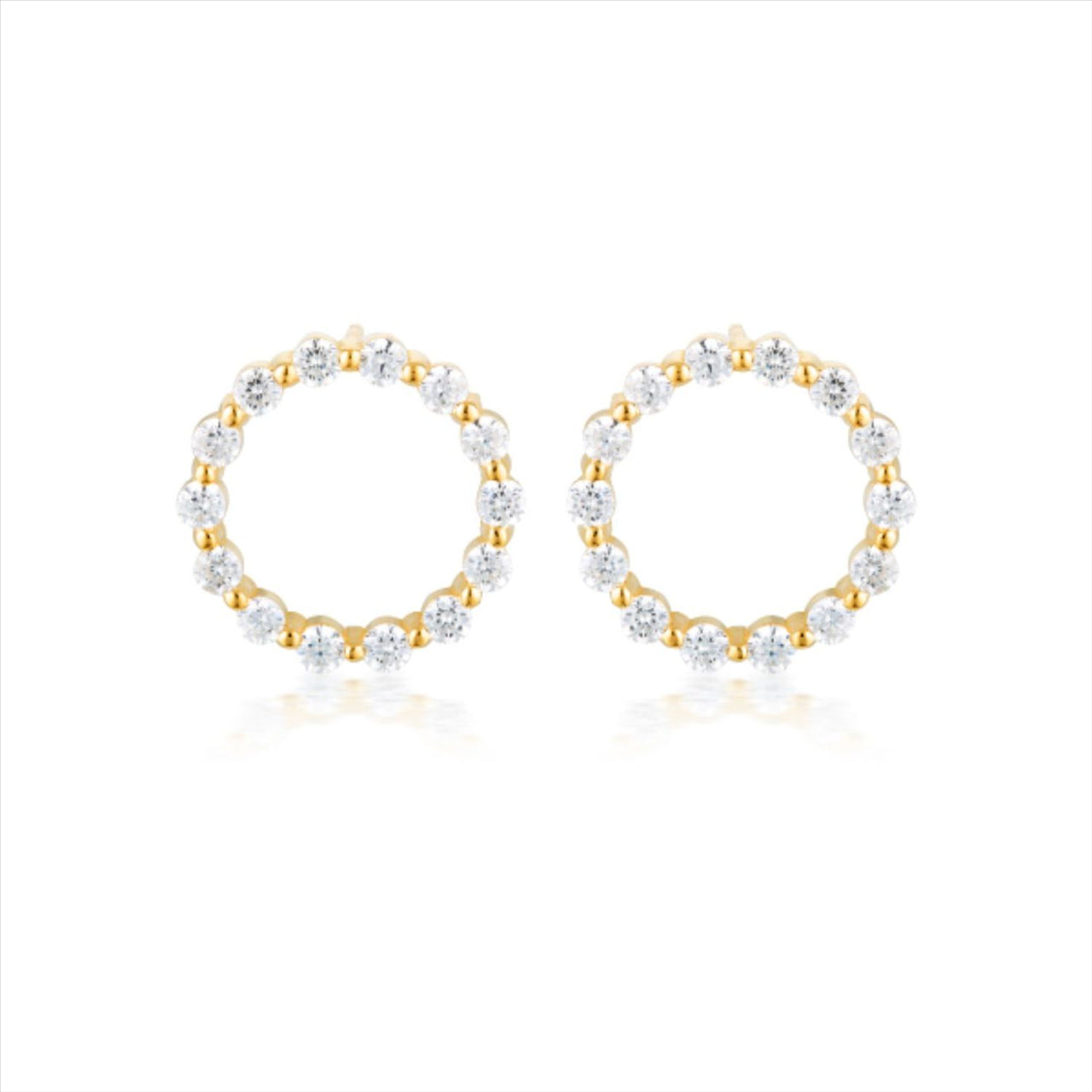 Georgini Love, Faith & Devotion Small Circle Of Life Earring - Gold