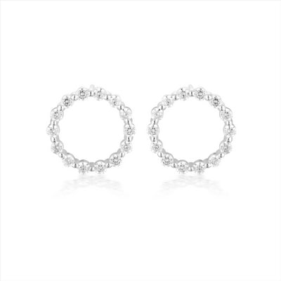 Georgini Love, Faith & Devotion Small Circle Of Life Earring - Silver