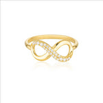 Georgini Love, Faith & Devotion Forever Infinty Ring - Gold