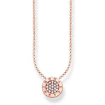 Thomas sabo classic Pave set Pendant rose gold and cz disc