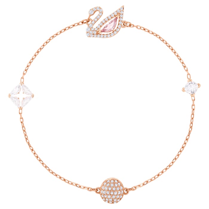 DAZZLING SWAN:BRACELET CZMO/ROS S