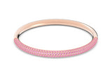 Swarovski Stone Set Pink Rose Gold Bangle Small 5642916