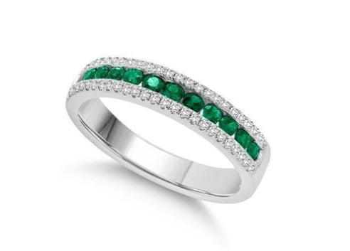 Green with envy whimsical collection Emerald & Diamond