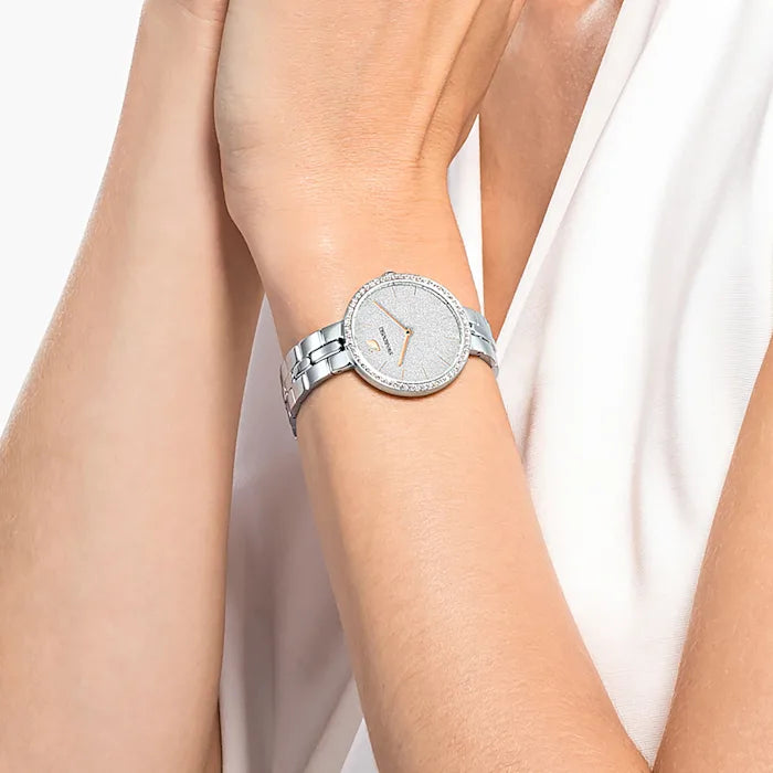 Cosmopolitan Watch Silver Swiss Made, Metal bracelet, Silver