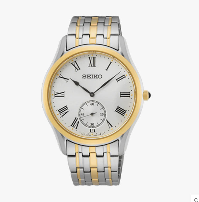 Seiko Conceptual Men's 39mm Stainless Steel & Gold Plated Two-Tone Quartz Watch SRK048P